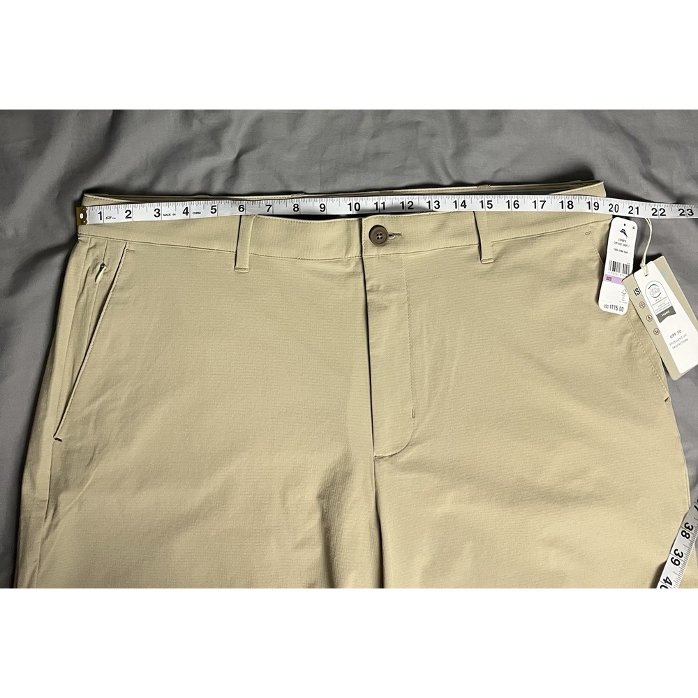 Tommy Bahama Chip Shot Golf Shorts Men's 38 Khaki IslandZone UPF 50 Stretch - Picture 2 of 10